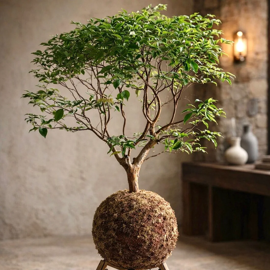 Kokedama de jabuticabeira